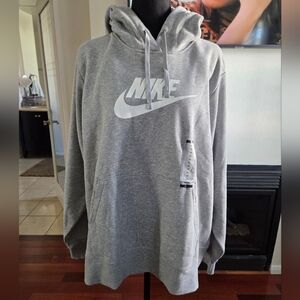Nike Women's Heather Gray Hoodie